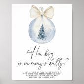 Winter hoe groot is het poster van het buikspel va (Voorkant)