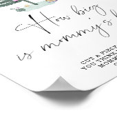 Winter hoe groot is het poster van het buikspel va (Hoek)