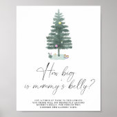 Winter hoe groot is het poster van het buikspel va (Voorkant)