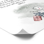 Winter hoe groot is het poster van het buikspel va (Hoek)