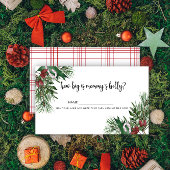 Winter hoe groot is mama's buik informatiekaartje