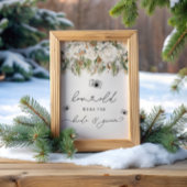 Winter Hoe oud waren ze Vrijgezellenfeest spelbord Poster