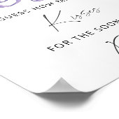 Winter - Hoeveel kisses vrijgezellenfeest spel Poster (Hoek)