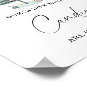 Winter hoeveel snoepjes Poster (Hoek)