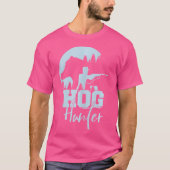 Winter Hog Hunter Wildlife Adventure Shoot T-shirt (Voorkant)