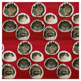 "Winter Holiday Animals" Stof