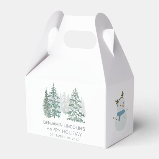 Winter Holiday Bedankdoosjes (Achterkant)