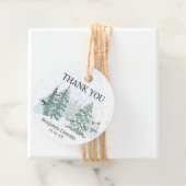 Winter Holiday Bedankjes Labels (In situ)