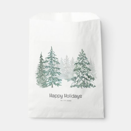 Winter Holiday Bedankzakje (Voorkant)