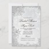 Winter Holiday Bridal Shower Kaart (Voorkant)