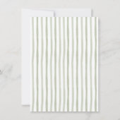 Winter Holiday Brunch Watercolor Pancakes  Kaart (Achterkant)