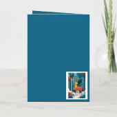 Winter Holiday Cards Kaart (Achterkant)