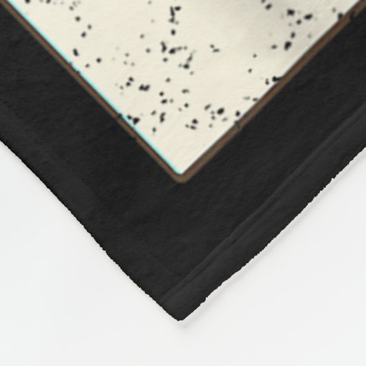 Winter Holiday Christmas Ski X-mas Skiing Skier Fleece Deken (Hoek)