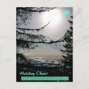 Winter Holiday Clarity Feestdagenkaart