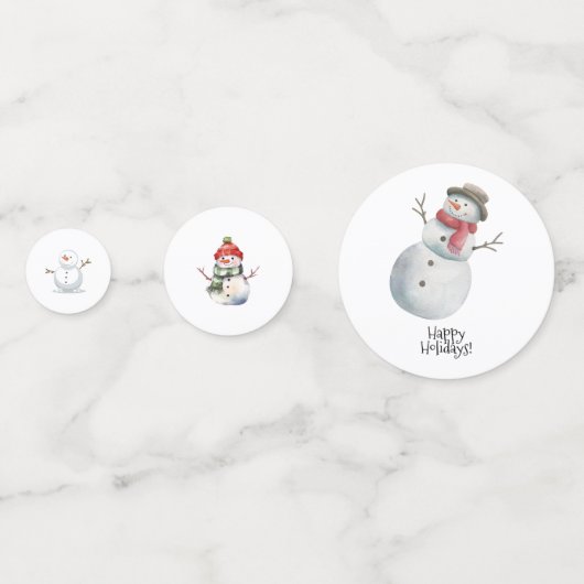 Winter Holiday Confetti (Achterkanten)