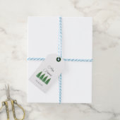 Winter Holiday Country Beauty Cadeaulabel (Met Touw)