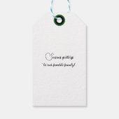 Winter Holiday Country Beauty Cadeaulabel (Achterkant)