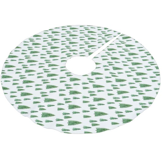 Winter Holiday Country Beauty Kerstboom Rok (Gekanteld)