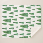 Winter Holiday Country Beauty Sherpa Deken (Voorkant (horizontaal))