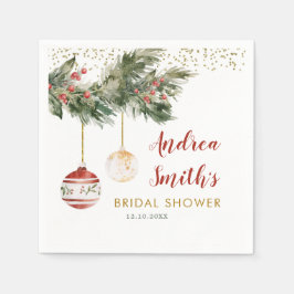 Winter Holiday Deck de Hallen Vrijgezellenfeest Pa Servet