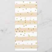 Winter Holiday Deck the Halls Vrijgezellenfeest Menu (Achterkant)