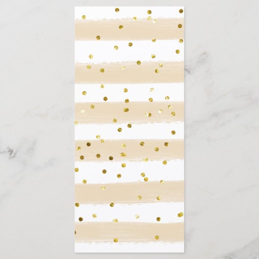 Winter Holiday Deck the Halls Vrijgezellenfeest Menu (Achterkant)