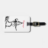 Winter Holiday Elf Gnome Thunder_Cove Bagagelabel (Voorkant horizontaal)