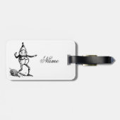 Winter Holiday Elf Gnome Thunder_Cove Bagagelabel (Achterkant horizontaal)