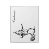 Winter Holiday Elf Gnome Thunder_Cove Notitieblok (Linkerzijde)