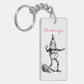 Winter Holiday Elf Gnome Thunder_Cove Sleutelhanger (Voorkant Links)