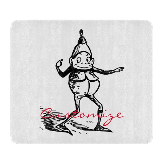 Winter Holiday Elf Gnome Thunder_Cove Snijplank (Voorkant)