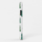Winter Holiday Evergreen Trees Case-Mate iPhone Case (Achterkant/rechts)