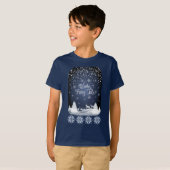 Winter Holiday Fairy Tale Fantasy Snowy Forest T-S T-shirt (Voorkant volledig)