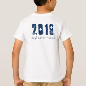 Winter Holiday Fairy Tale Fantasy Snowy Forest T-shirt (Achterkant)