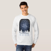 Winter Holiday Fairy Tale Fantasy Snowy Forest T-shirt (Voorkant volledig)