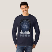 Winter Holiday Fairy Tale Fantasy Snowy Forest T-shirt (Voorkant volledig)