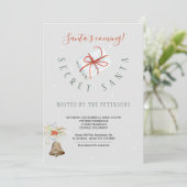 Winter Holiday | Geheime kerstfeestdag Kaart (Staand voorkant)