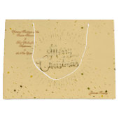 Winter Holiday Gift Bags maakt XMAX persoonlijk Groot Cadeauzakje (Voorkant)