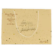 Winter Holiday Gift Bags maakt XMAX persoonlijk Groot Cadeauzakje (Achterkant)