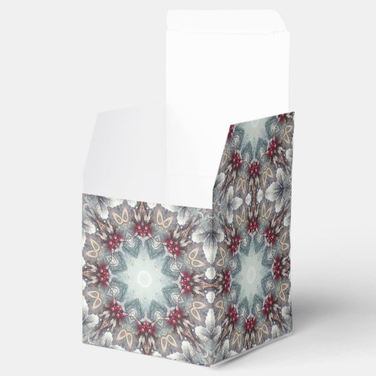 Winter Holiday Gift Box Bedankdoosjes (Geopend)