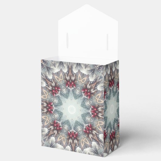 Winter Holiday Gift Box Bedankdoosjes (Geopend)