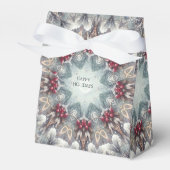 Winter Holiday Gift Box Bedankdoosjes (Voorkant Zijde)