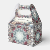 Winter Holiday Gift Box Bedankdoosjes (Achterkant)