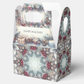 Winter Holiday Gift Box Bedankdoosjes (Geopend)