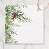 Winter Holiday Gift Merry kerst groen decor Bedankjes Labels (Achterkant)
