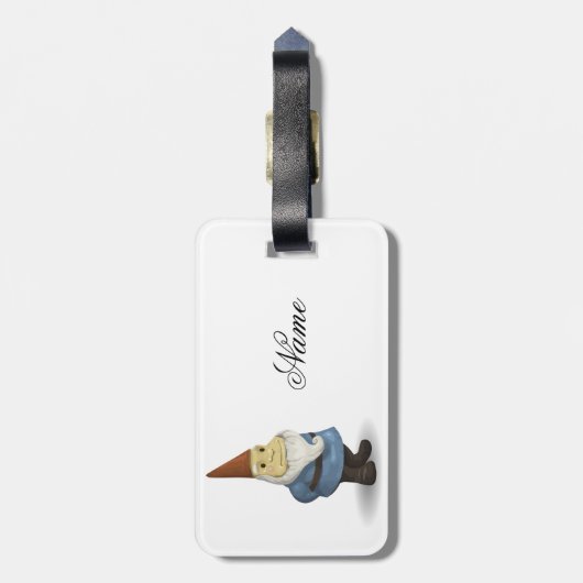 Winter Holiday Gnome Thunder_Cove Bagagelabel (Achterkant verticaal)