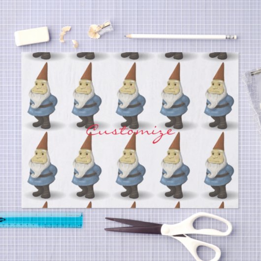 Winter Holiday Gnome Thunder_Cove Tissuepapier (Craft)