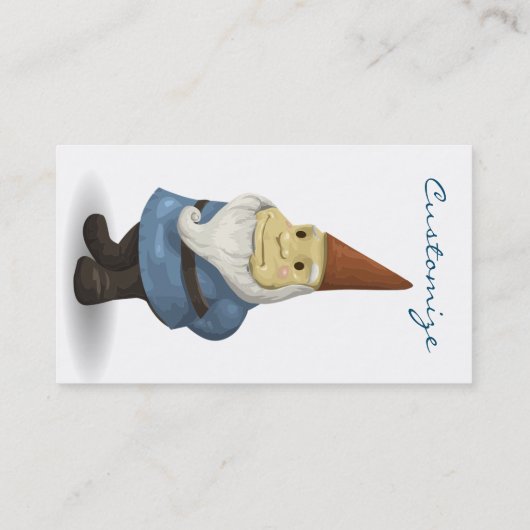 Winter Holiday Gnome Thunder_Cove Visitekaartje (Achterkant)