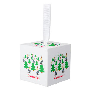 Winter Holiday Gnomes kerstbomen Thunder_Cove Decoratie