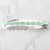 Winter Holiday Gnomes kerstbomen Thunder_Cove Kurkentrekker (Achterkant)